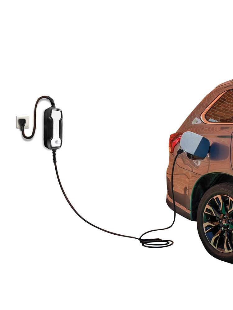 

Type 2 Portable EV Charging Box Cable Switchable 10/16A CEE Plug Electric Vehicle Car Charger EVSE IEC 62196-2 6m 220V