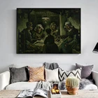 Картина Ван Гога пожиратели картофеля, напечатанная на холсте, настенная живопись, Репродукция известных произведений искусства, украшение для стен дома
