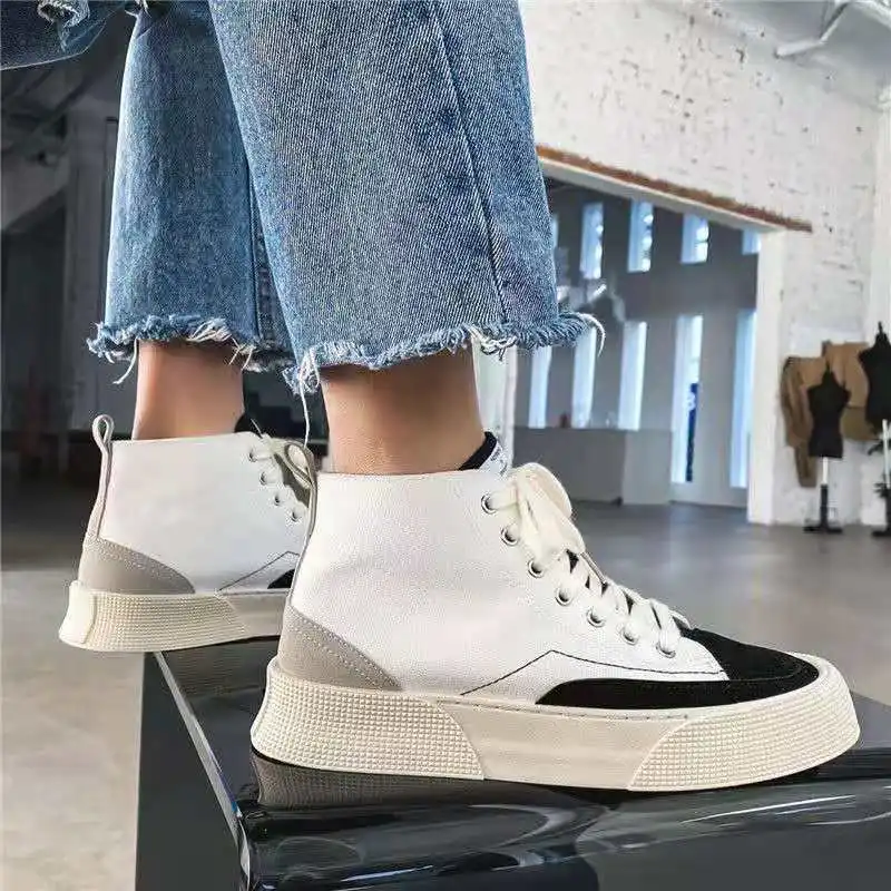 

New Sports Shoes Women's Breathable Platform Fashion Running Shoes Black Casual Women Casual Shoe Fashion Sneaker