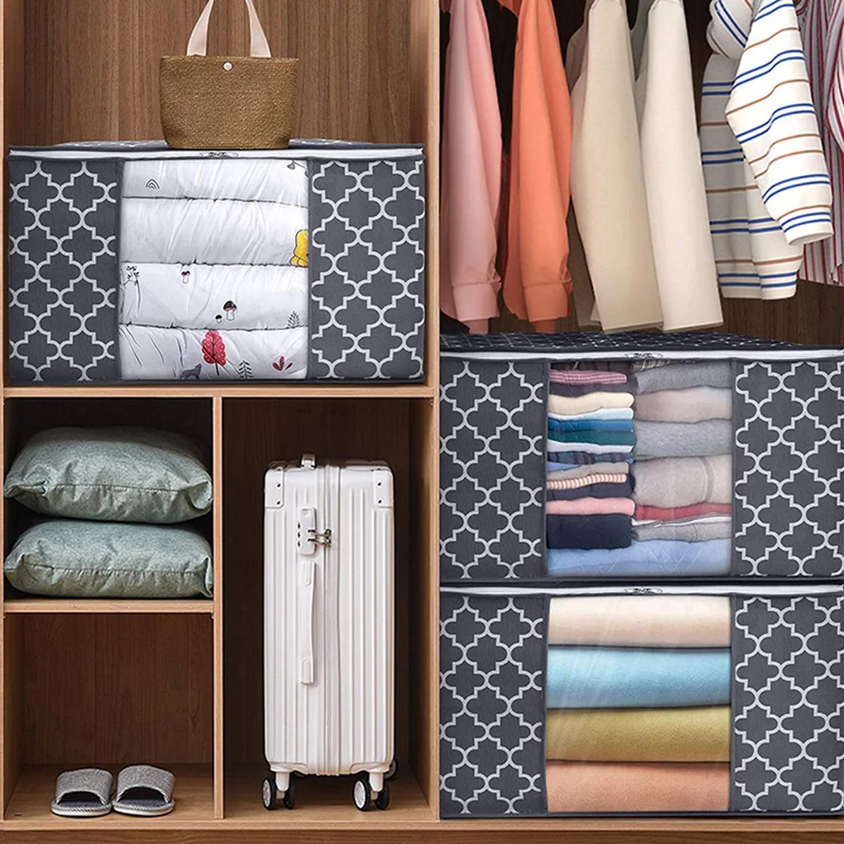 Складная коробка для хранения портативный органайзер одежды аккуратная сумка