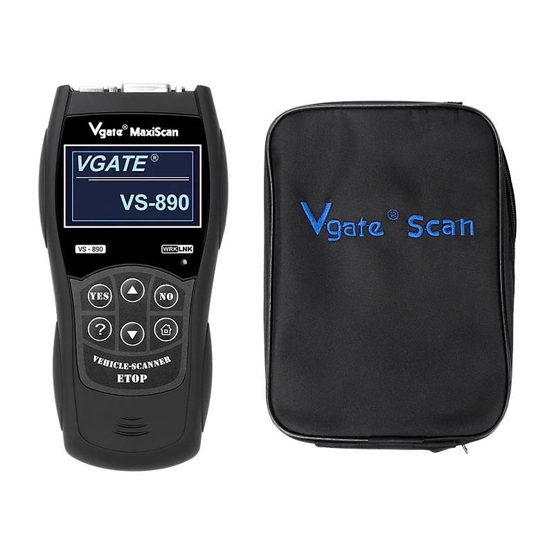 Новейший OBD2 сканер Maxiscan Vgate VS890 считыватель кодов неисправностей автомобильный
