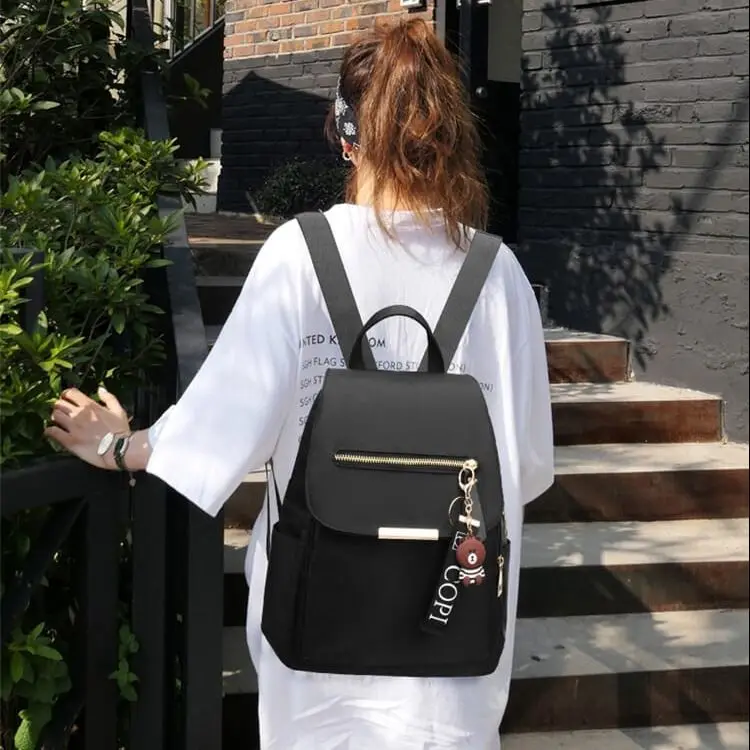 

Mini Backpack Women's New Fashion Oxford Canvas Versatile Anti Theft Large Capacity Travel Kawaii Shoulder Bag Bags Japanese Hot
