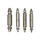 Экстрактор сломанных винтов, инструмент для удаления сломанных винтов со скользящими зубьями, стартер, экстрактор с двойной головкой