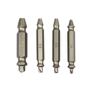 Экстрактор сломанных винтов, инструмент для удаления сломанных винтов со скользящими зубьями, стартер, экстрактор с двойной головкой