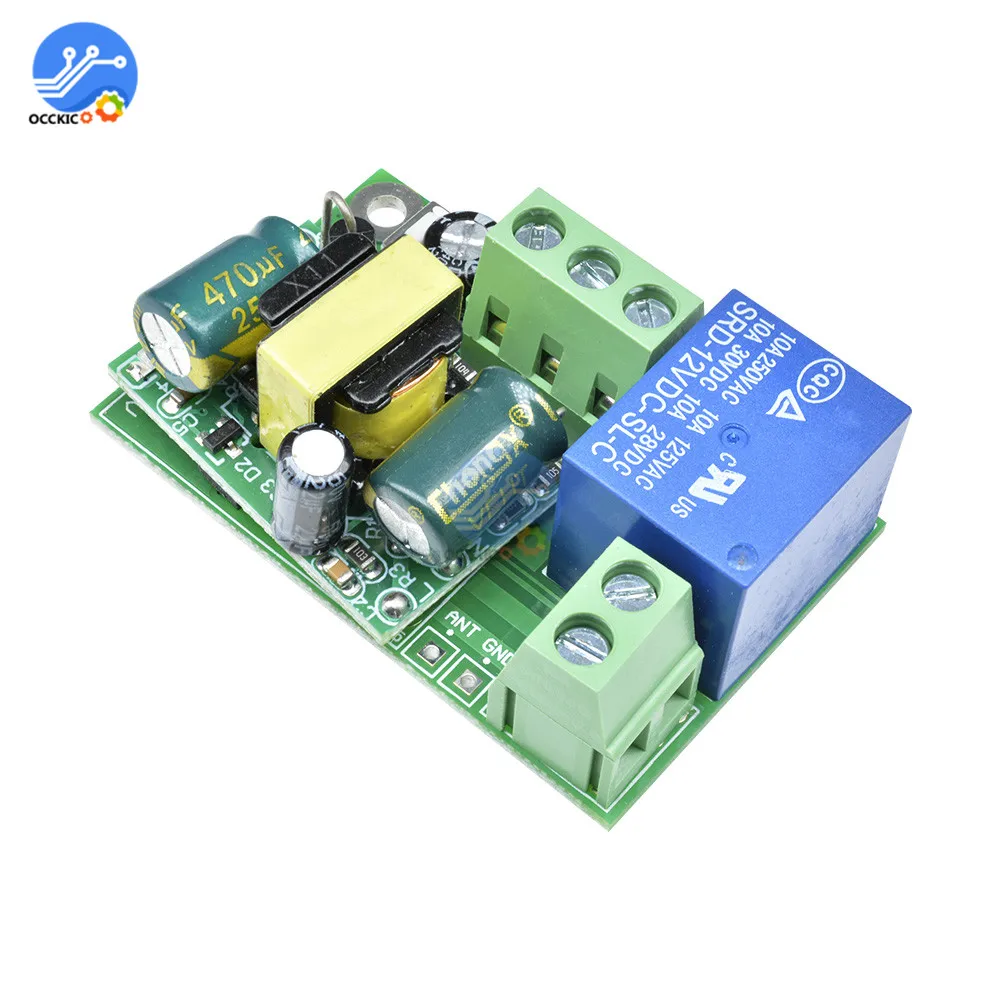 220V Wifi Switch Relay Module Jog Inching Wireless Remote Control for Smart Home Automation Garage Door System | Электроника