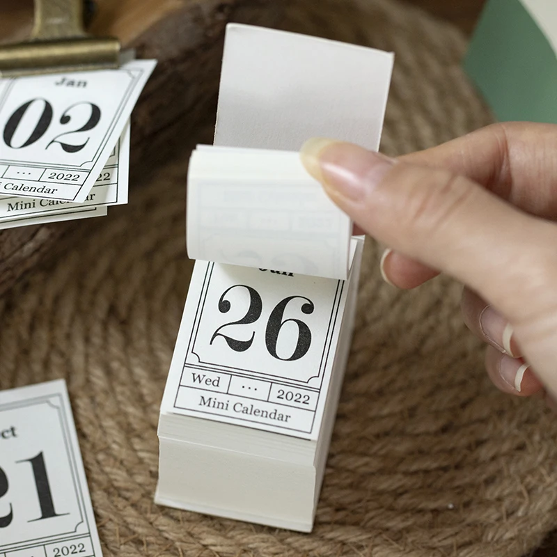 Мини-календарь 2022 портативный календарь с областью офисный Календарь 365