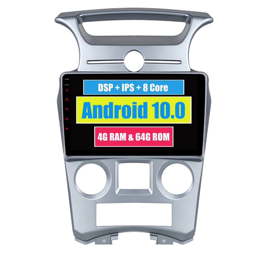 RoverOne Android 10 Автомобильный мультимедийный плеер для Kia Carens 2007 2011 Авторадио Bluetooth