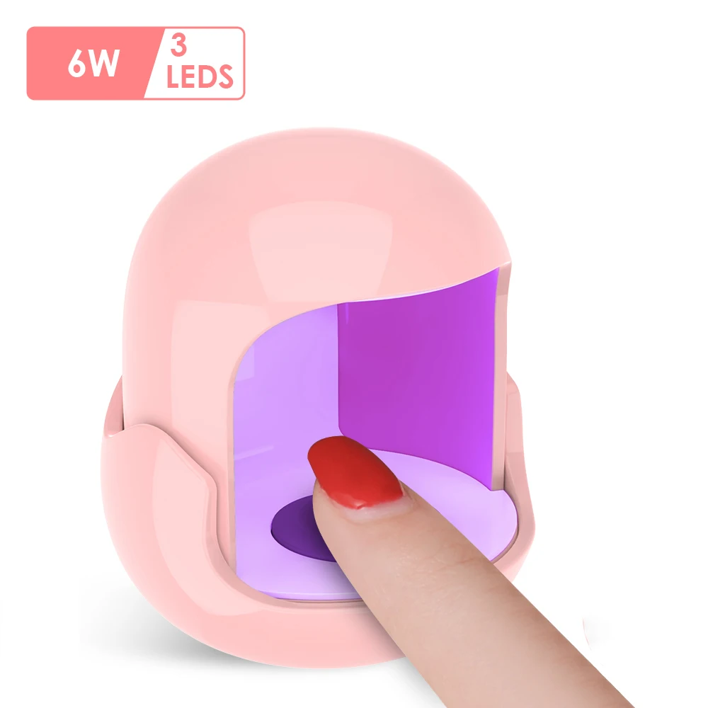 

Nail Dryer MINI UV LED Lamp 6W USB Drying Nail Art Manicure Tools Egg Shape Design 30S Fast Drying Curing Light for Gel Polish