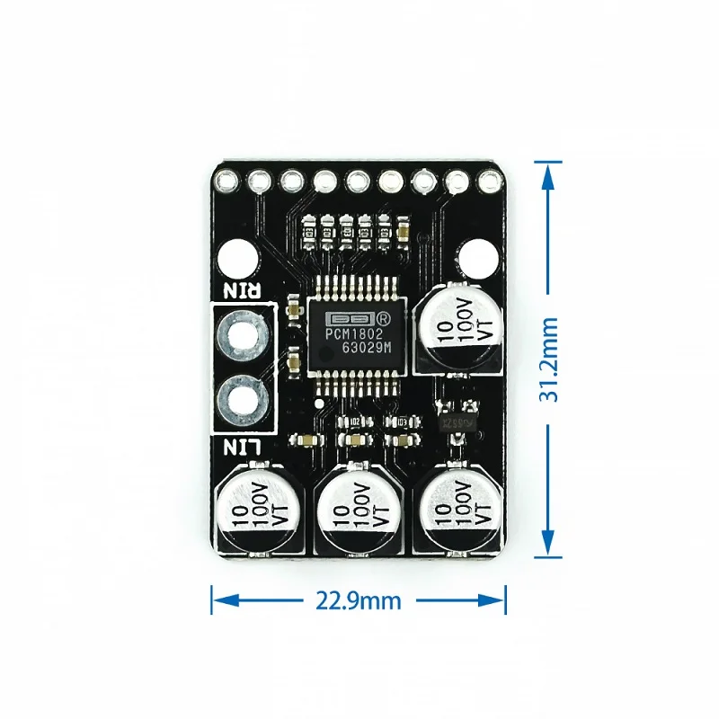 PCM1802 аудио стерео A/D Wandler доска ADC декодер 24 бит 96 кГц цифровой PCM AV Verstarker Spieler Bord ANALOG