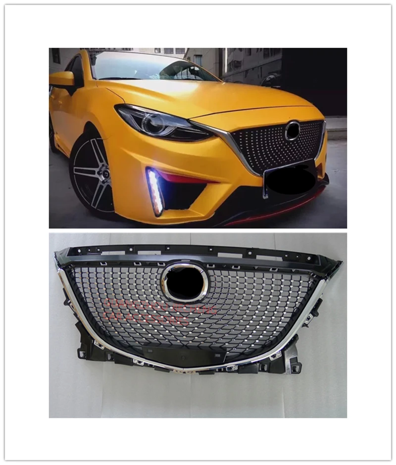 Алмазная гоночная решетка передняя сетка бампер маска АБС радиатора подходит