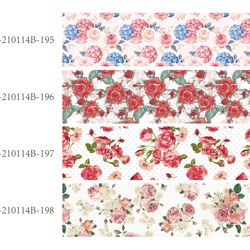

grosgrain ribbon printed flower pattern 50 yards/lot) wholesale 16-75mm
