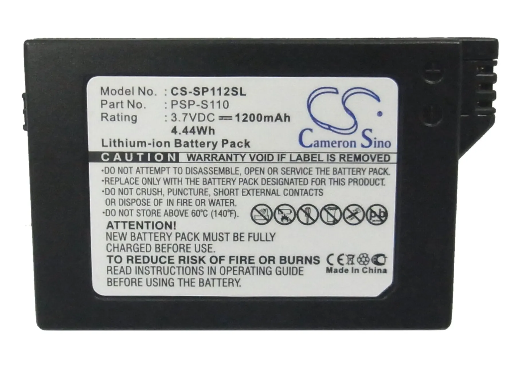 Аккумулятор для Sony PSP Slim Lite 2000 3000 (PSP-S110) | Мобильные телефоны и аксессуары