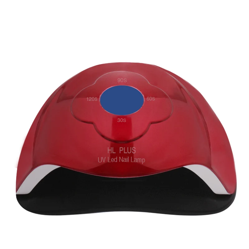 NOQ HL Plus УФ светодиодный светильник для ногтей Max90W Сушилка для ногтей ледяная лампа 45 шариков для маникюрного аппарата сушка гель-лака 4 цвета - Цвет: Красный