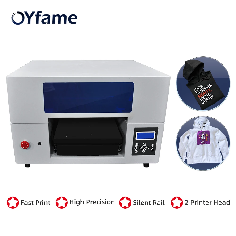 Планшетный принтер OYfame A3 DTG для принтера Epson XP600 темсветильник футболки печатная