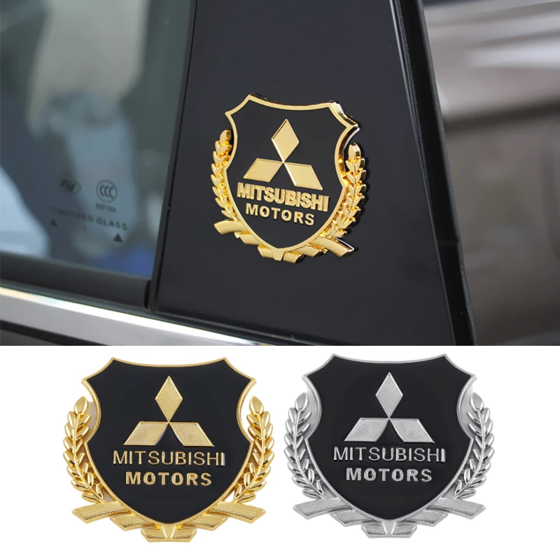Автомобильные наклейки с логотипом для Mitsubishi Lancer X Outlander 3 ASX Pajero 4 4g63 Montero Sport Carisma