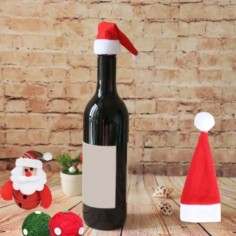 Цельный мини головной убор Санта Клауса Рождественский праздник леденец Топ