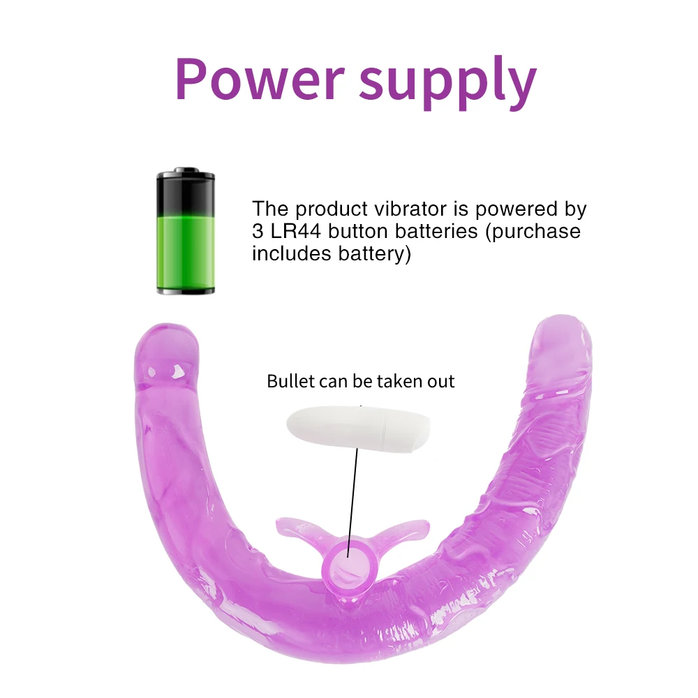 Двойной фаллоимитатор с двойной головкой для пениса длинный пенис секс-игрушки