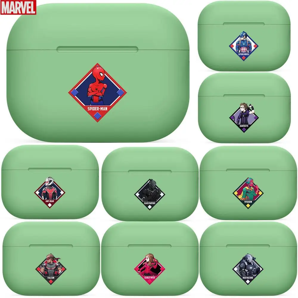 

Hero Marvel For Airpods pro 3 case Protective Bluetooth Wireless Earphone Cover Air Pods airpod case air pod cases green 1 2