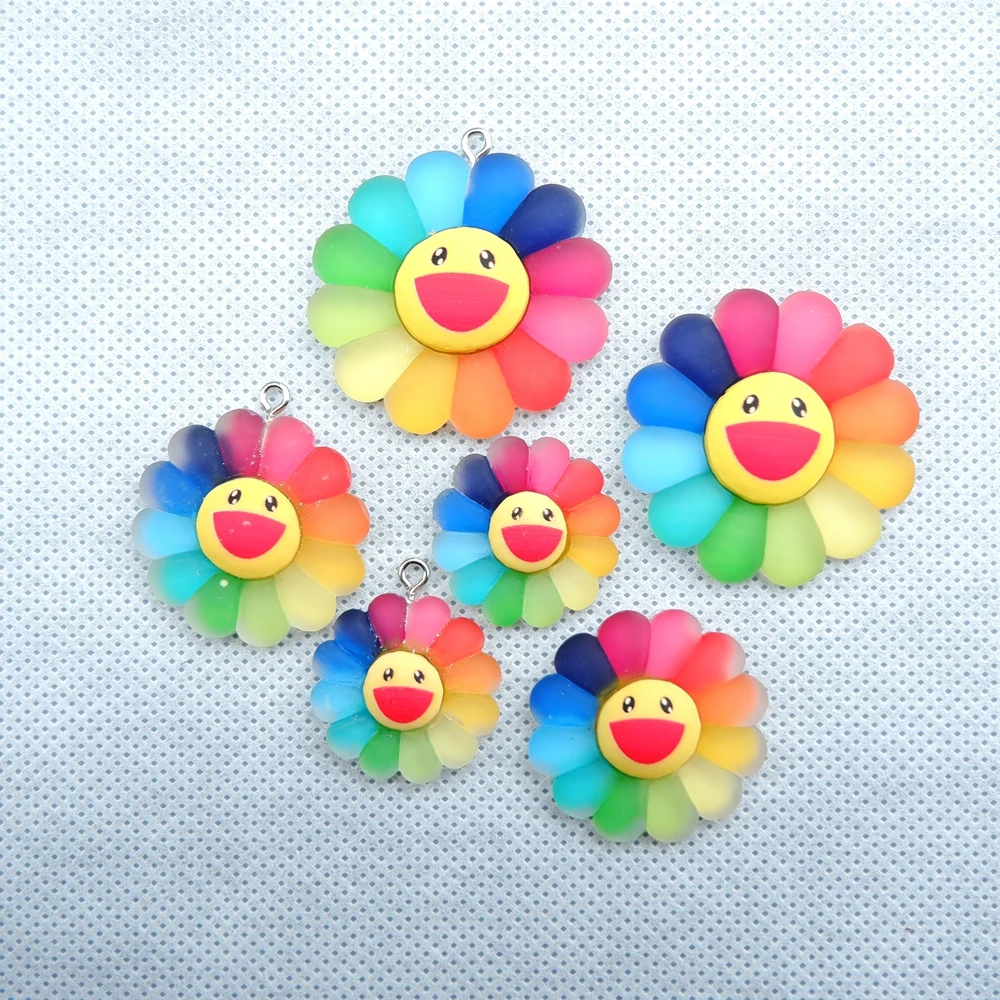 Милые Подвески в виде подсолнуха ювелирные изделия изготовление браслетов колье