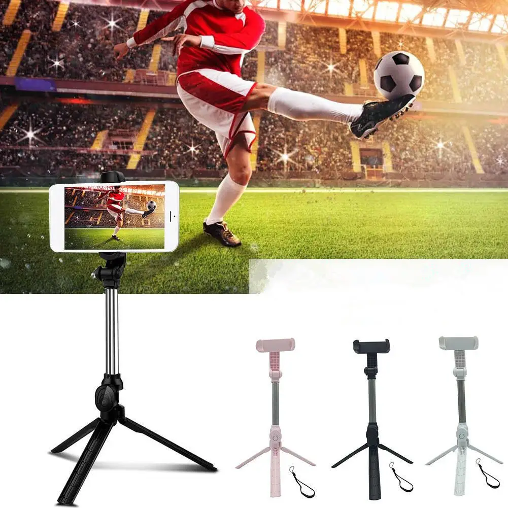 

Mini Foldable Tripod 2 In 1 Monopod with bluetooth Wireless Remote Selfie Stick