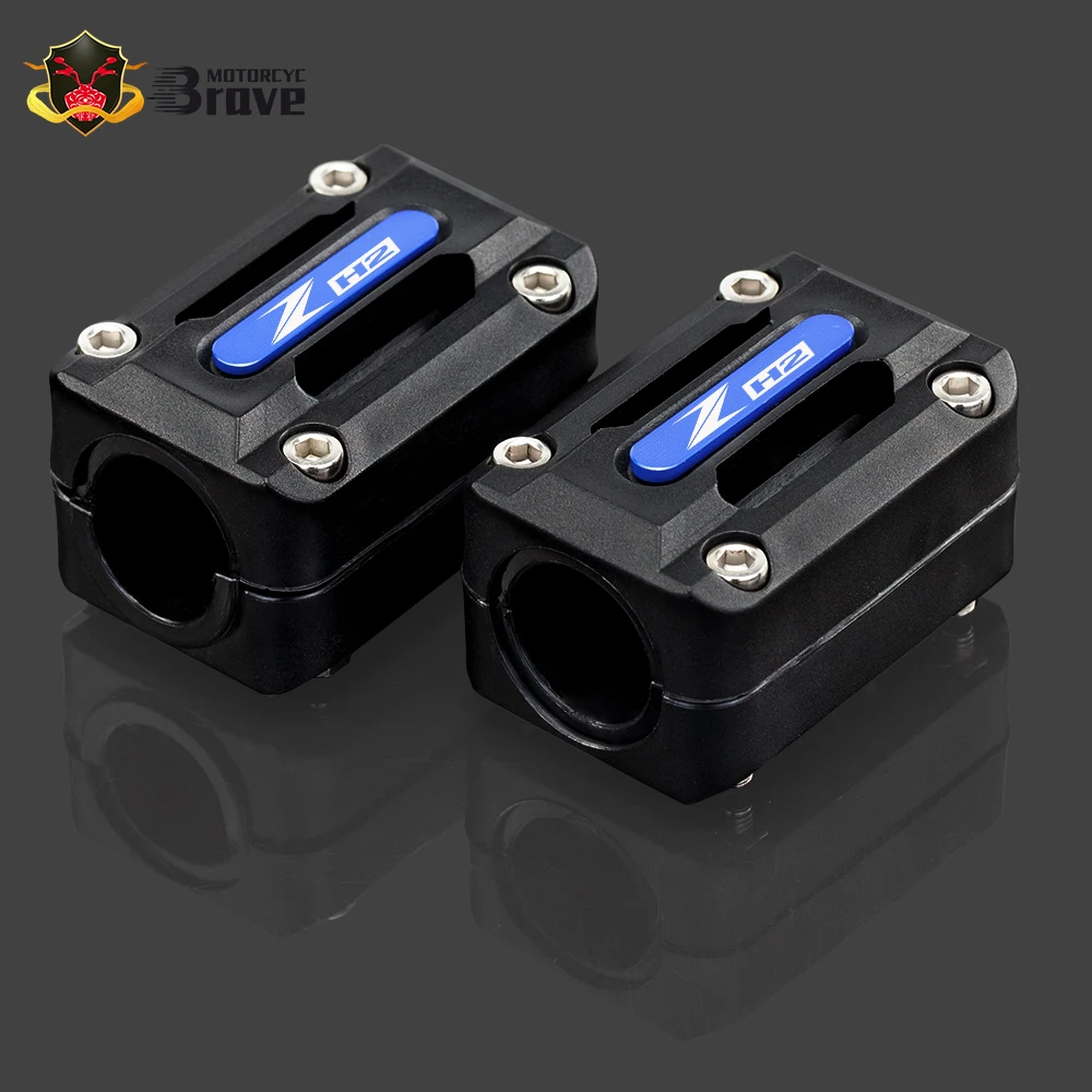 

LOGO Z H2 Motorcycle Engine Guard Bumper Protection Decorative Block For KAWASAKI ZH2 2019 2020 2021 Zh2