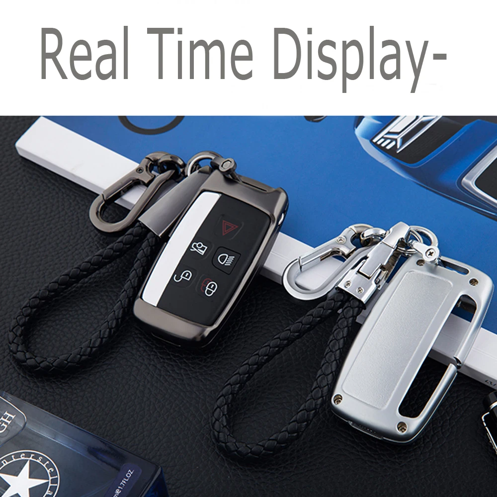 Чехол для ключа из цинкового сплава Land Rover Range Sport Evoque Freelander2 Jaguar XF XJ XJL XE чехол