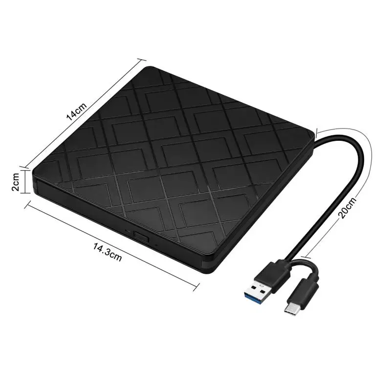 Ноутбук HP внешний USB 3 0 Высокоскоростная передача Type-c двойной интерфейс DVD RW