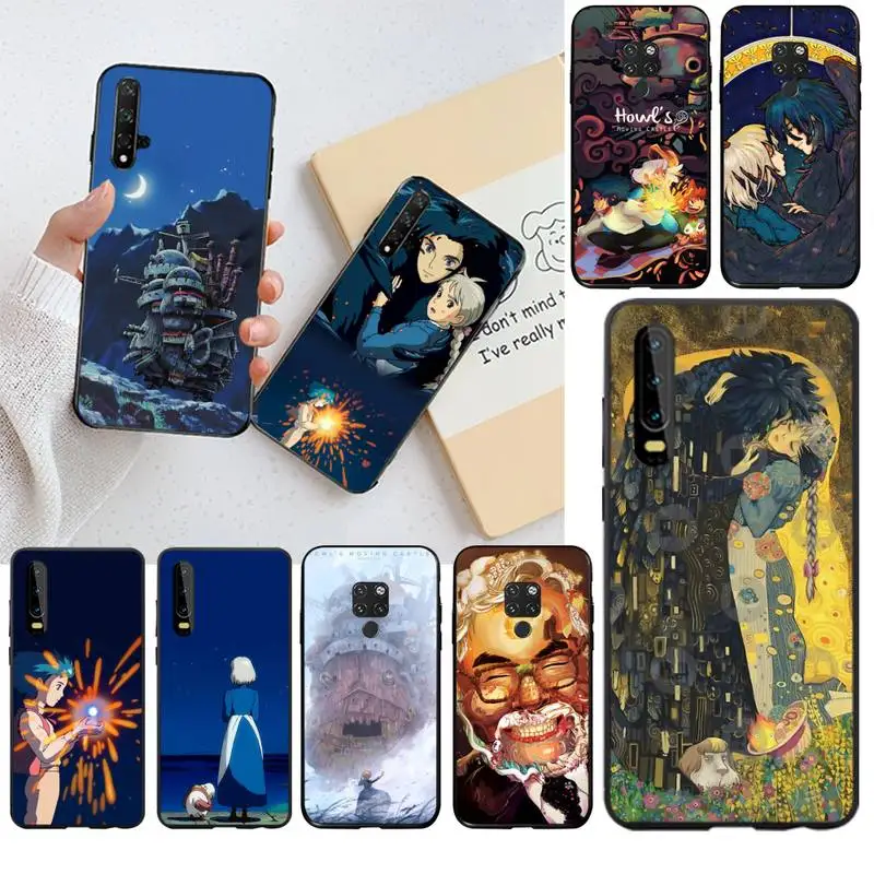 Чехол для телефона YJZFDYRM Studio Ghibli Howl's Moving Castle Huawei P40 P30 P20 lite Pro Mate 20 P Smart 2019|Бамперы| |