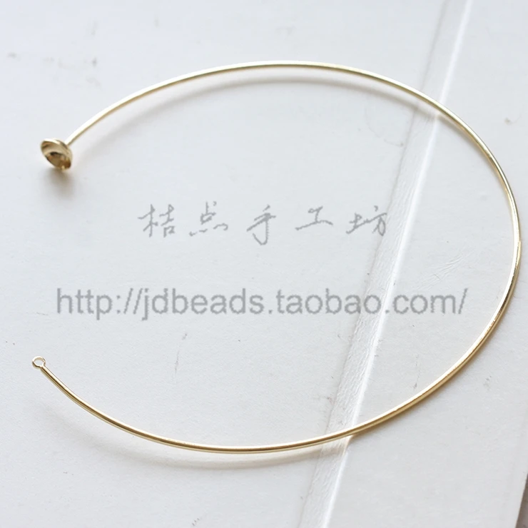 

One Piece Premium Plated Necklace Component - Choker (3307C)