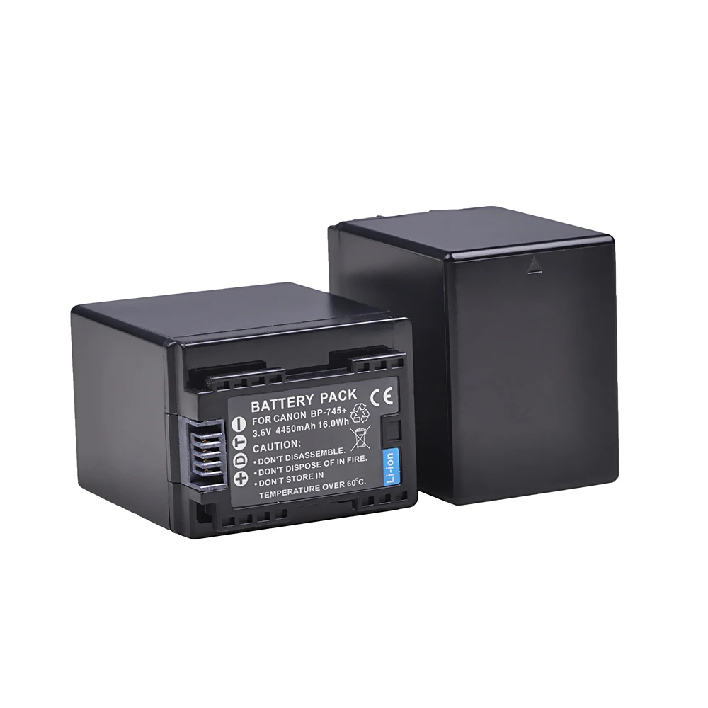 4450 мА/ч BP-745 BP745 Батарея для Canon BP 745 BP-709 BP-718 BP709 BP718 BP-727 HF406 R3 VIXIA HF M50 HFM50 M500 |