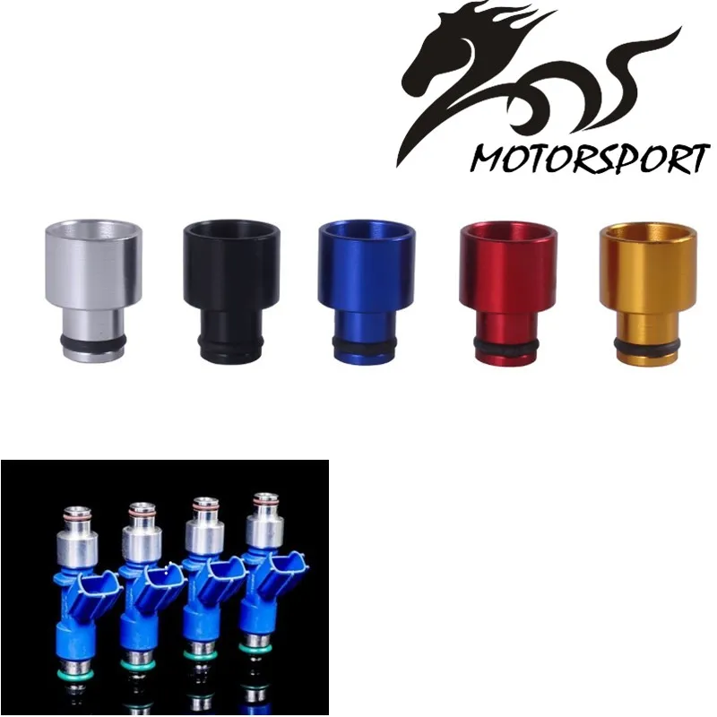 

Racing Fuel Injector Top Hats Adapters RDX Injectors to B16 B18 D16Z D16Y, 1 set = 4pcs