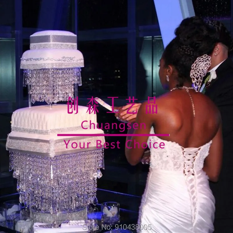 New design cake cupcake stand wedding deco holder centerpiece acrylic set |