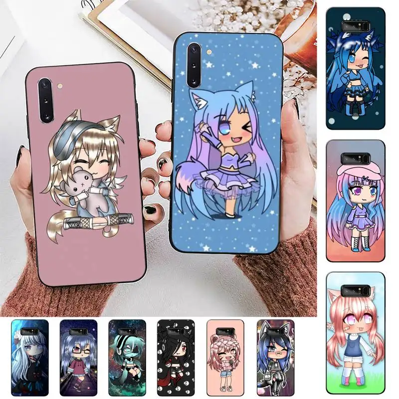 

FHNBLJ Social game Gacha Life Phone Case for Samsung Note 3 4 5 7 8 9 10 20 pro lite ultra for Oppo A9 2020