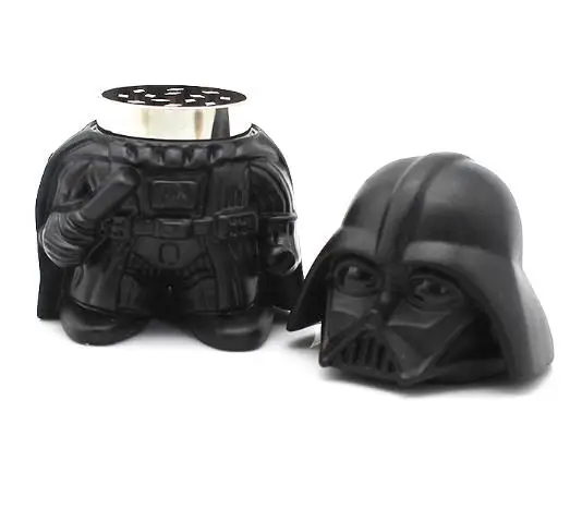Дробилка для табака Darth Vader 35 мм металлический сплав цинка дробилка специй
