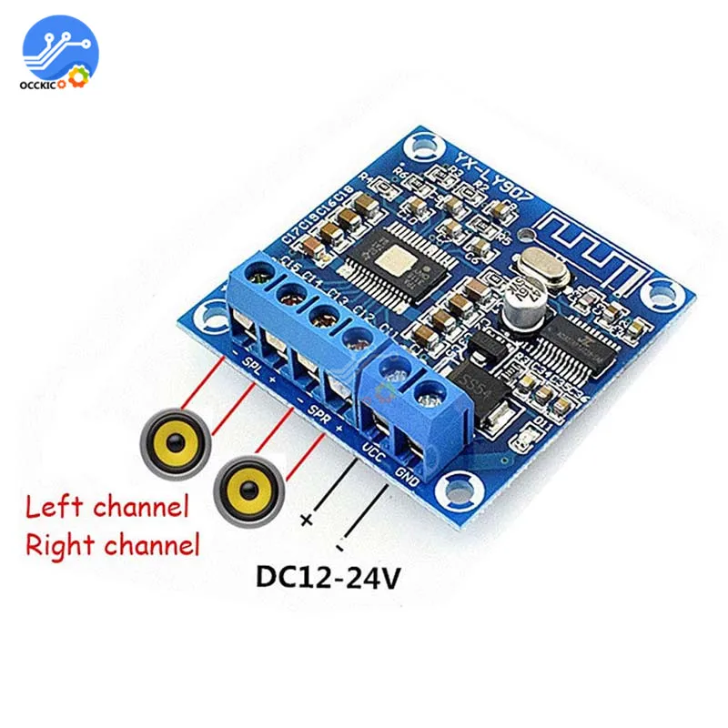 TPA3116D2 Bluetooth 4 2 аудио усилитель плата DC12 24V класса D 50 Вт + Цифровые усилители
