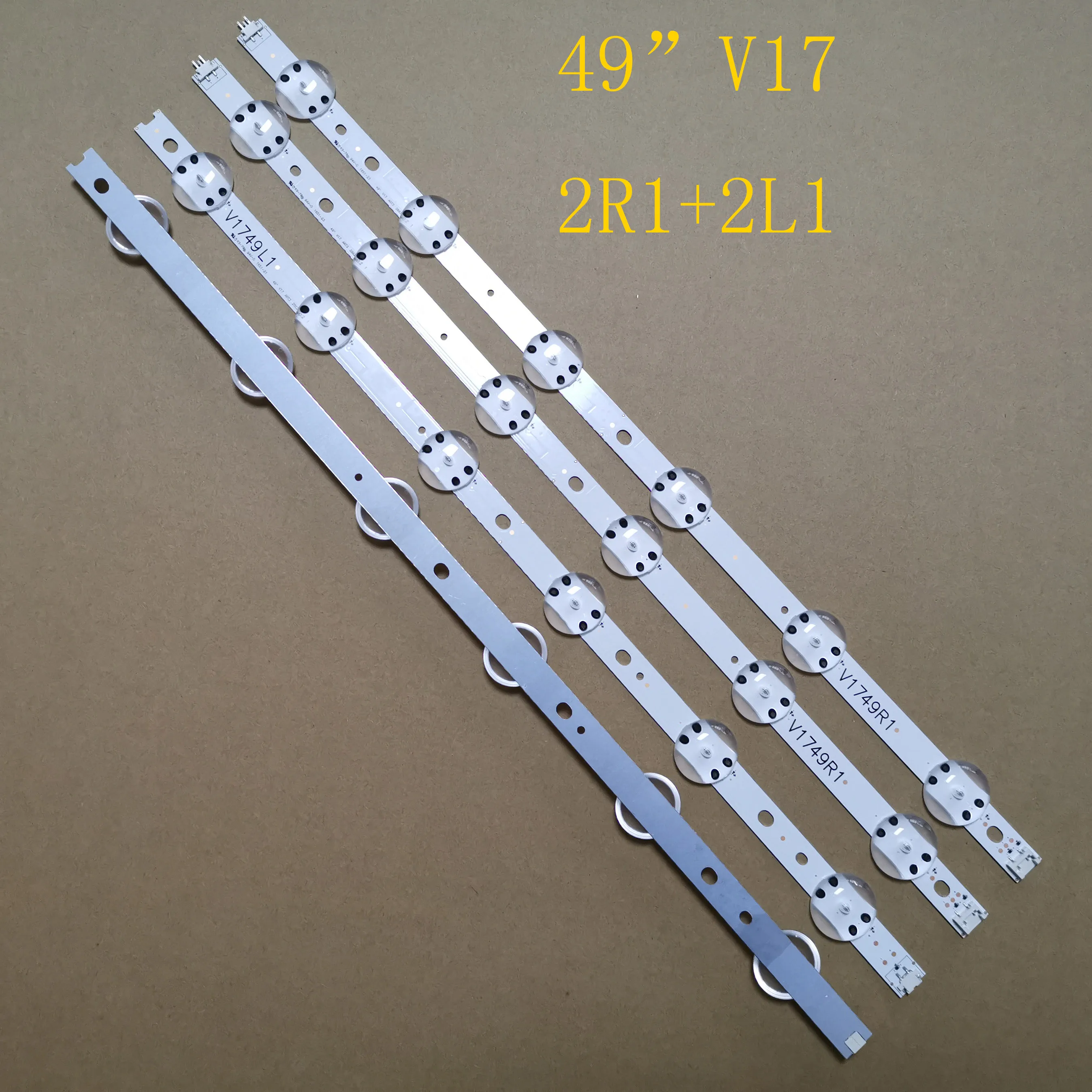 4 шт./компл. новая светодиодная лента для LG 49 ''tv 6916L-2862A 6916L-2863A &quotV17 R1 + L1 ART3