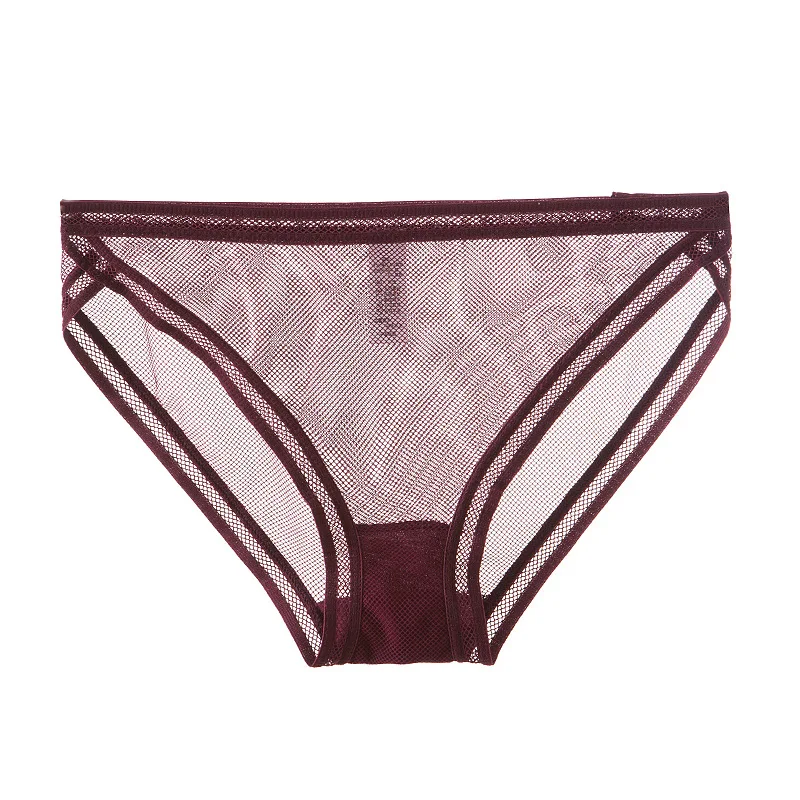 Женские прозрачные трусики-стринги Цветные Трусики из хлопка в бразильском