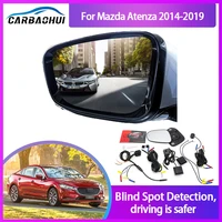 for mazda atenza 2014 2019 bsa bsm bsd blind spot monitoring system 24ghz millimeter waves radar sensor mirror led light warning