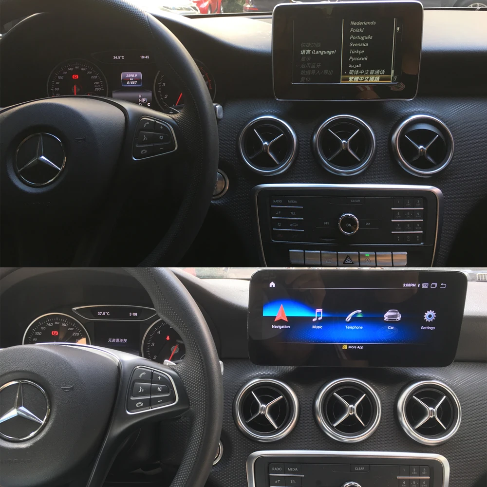 8 ядер 4G 10 25 &quotAndroid 9 дисплей для MERCEDES BENZ класс W176 2016 2018 навигация Радио стерео тире