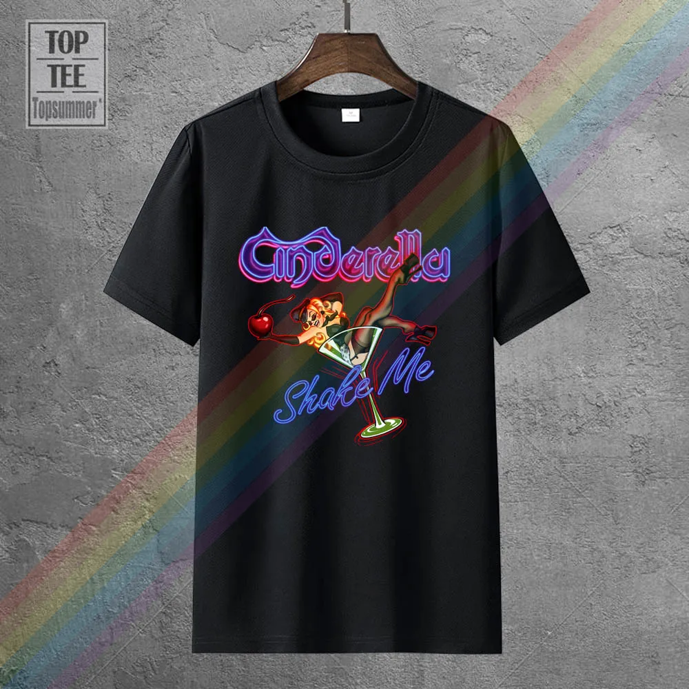 

Official T Shirt Cinderella Shake Me 100% Official In Black Sizes Small To 4Xl