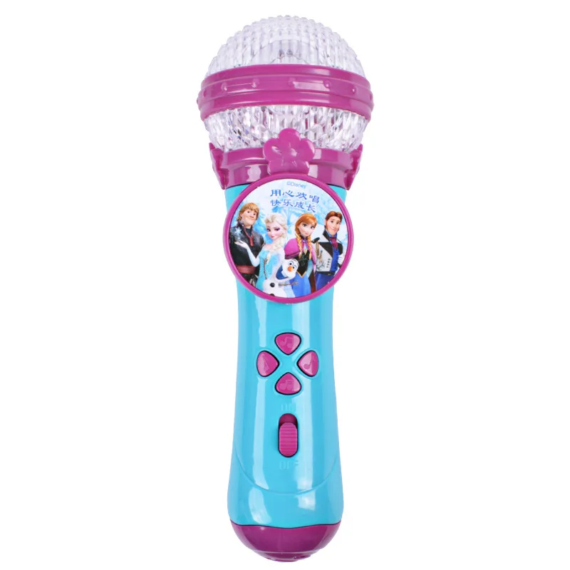 

Frozen Princess Aisha Microphone Children Sing K Song Toys Boys and Girls Music Microphone Gift