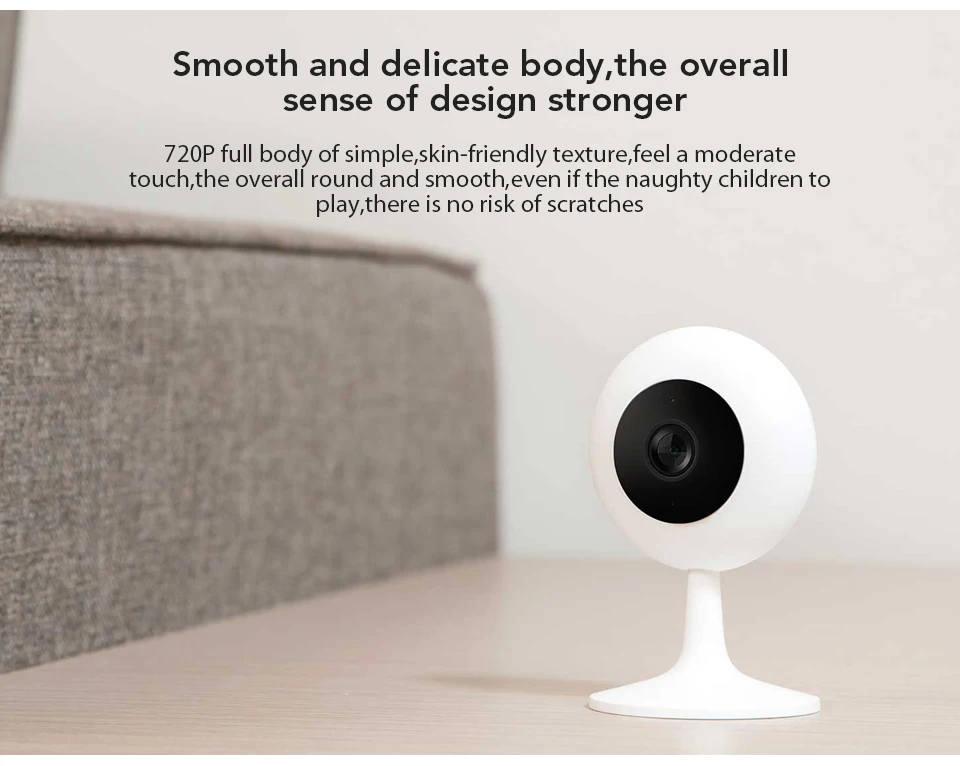 Xiaomi Mijia xiaobay умная камера 720P WIFI инфракрасная смарт-камера ночного видения HD Беспроводная ip-камера 100,4 градусов домашняя камера видеонаблюдения