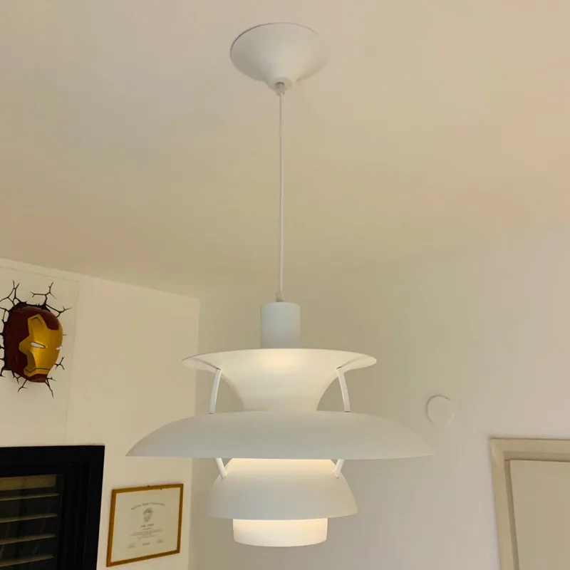 Nordic Personality Creative E27 Led Pendant Light Colorful Aluminum Suspend Lamp Dining Room Home Indoor Lighting Fixtures | Лампы и
