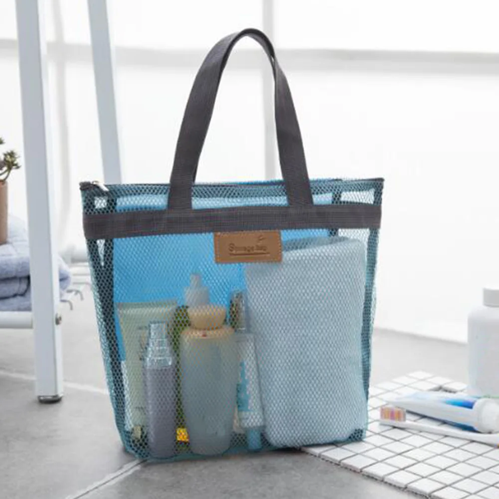 

Mom Baby Storage Bags Dry Wet Separation Swimming Mesh Beach Bag Travel Storage Sports Fitness Bag Makeup Mesh Toiletry Bag