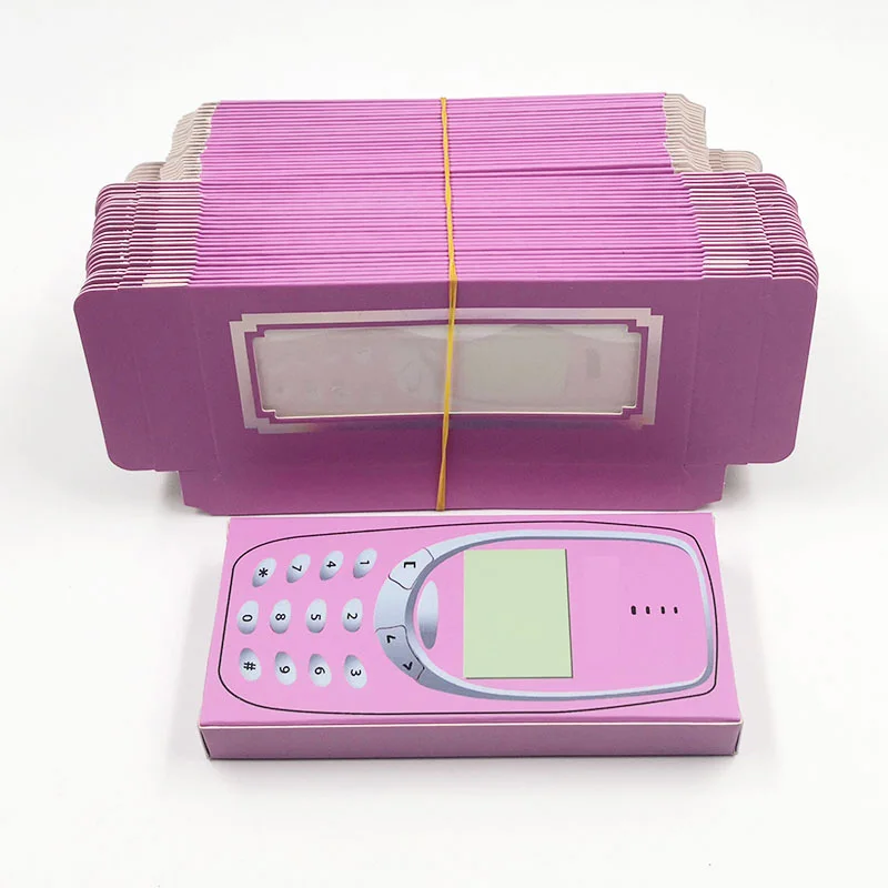 

New 100 empty eyelid packaging soft paper drawing box marble design 25MM strip drawing 3D minimum crush