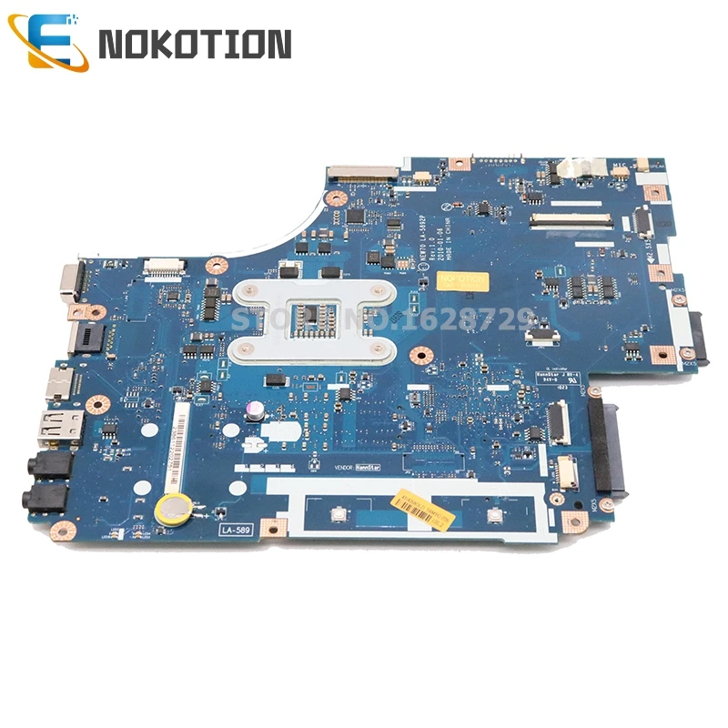 NOKOTION ноутбук материнская плата для Acer 5741 5741ZG материнская плата MBWJU02001 LA-5892P HM55 UMA DDR3 процессор