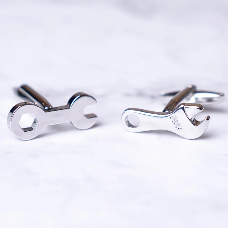 Высококачественная серия инструментов запонки гаечные ключи манжеты пуговицы