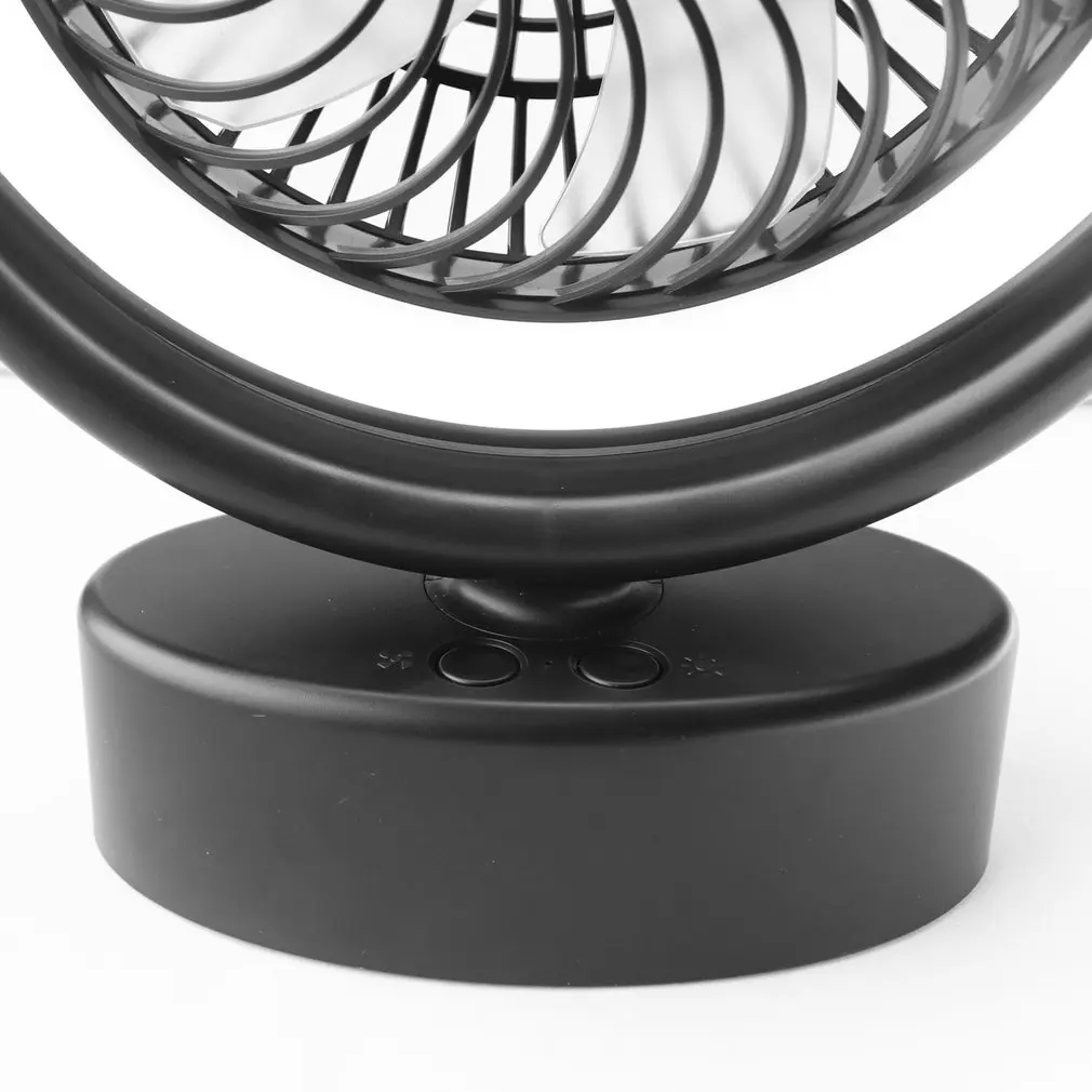 

New Portable Led Camping Lantern With Fan Battery Operated Camping Light Desk Fan Tent Fan With Hanging Hook For Hurricane