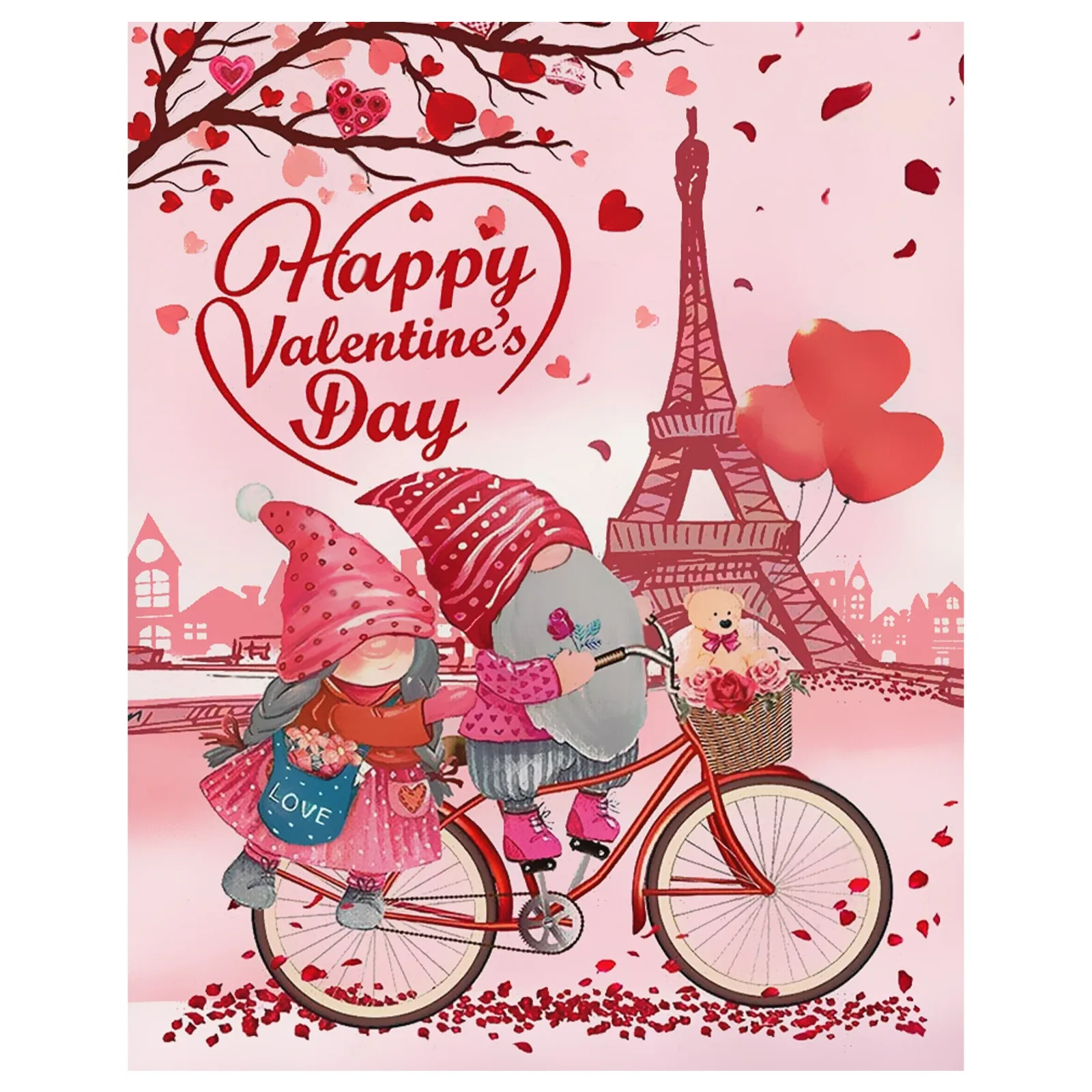 

30*40cm DIY 5D Diamond Embroidery Full Drill Square Diamond Painting Valentine's Day Rhinestones Winter Mosaic Wall Decor