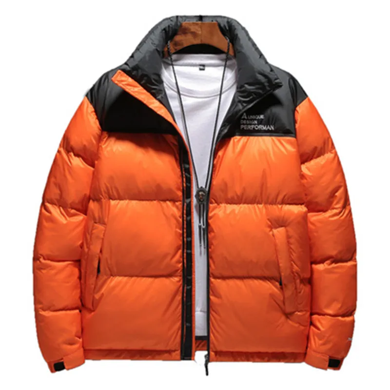 

Winter New Casual and Fashionable Men's Cotton-padded Jacket Warm and Windproof Men's Coat brand clothing